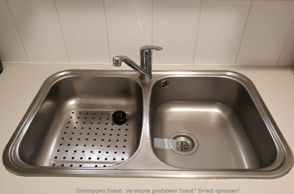 Verstopte gootsteen Soest? Direct oplossen!
